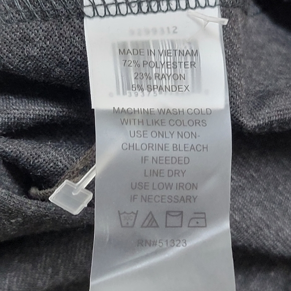 Vince Camuto Ponte Knit Plus Size Pull On Dark Heather Gray Leggings - Picture 3 of 6